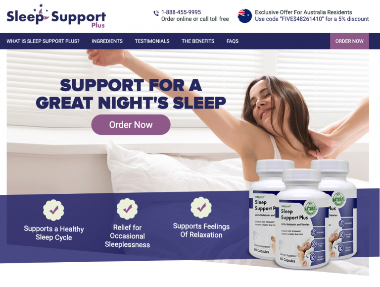 Sleep Support Plus Australia – The Best Natural Sleep Aid Supplement?